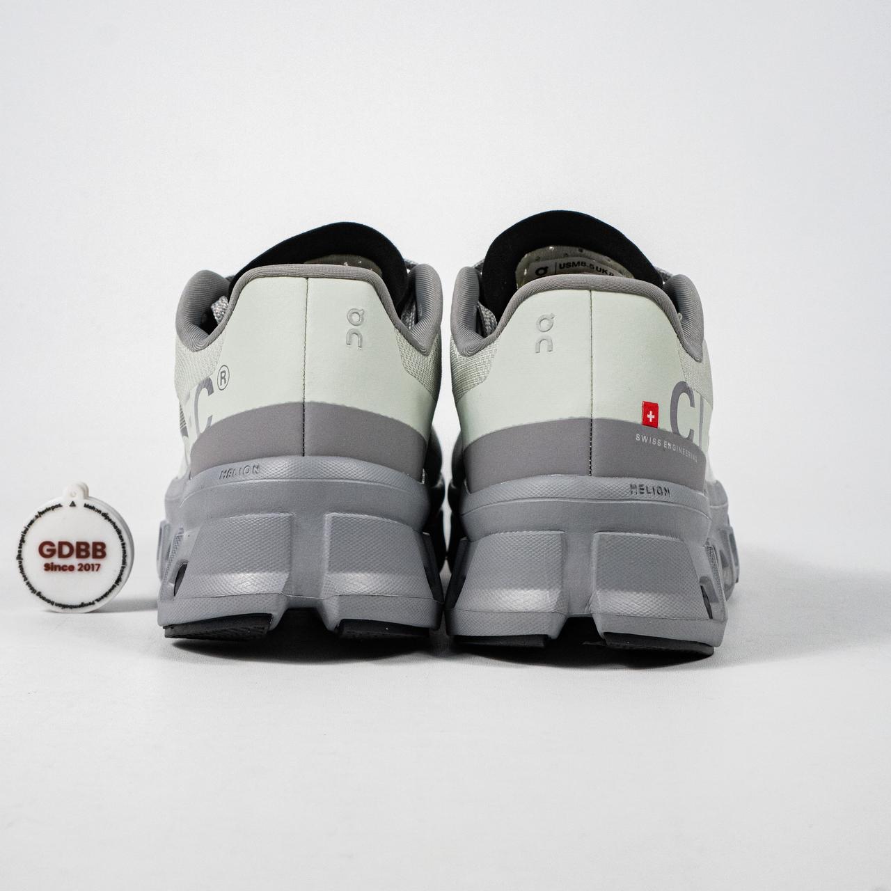 Sepatu On Running On Cloudmonster Ice Alloy Grey White Sneakers Authentic - Image 2
