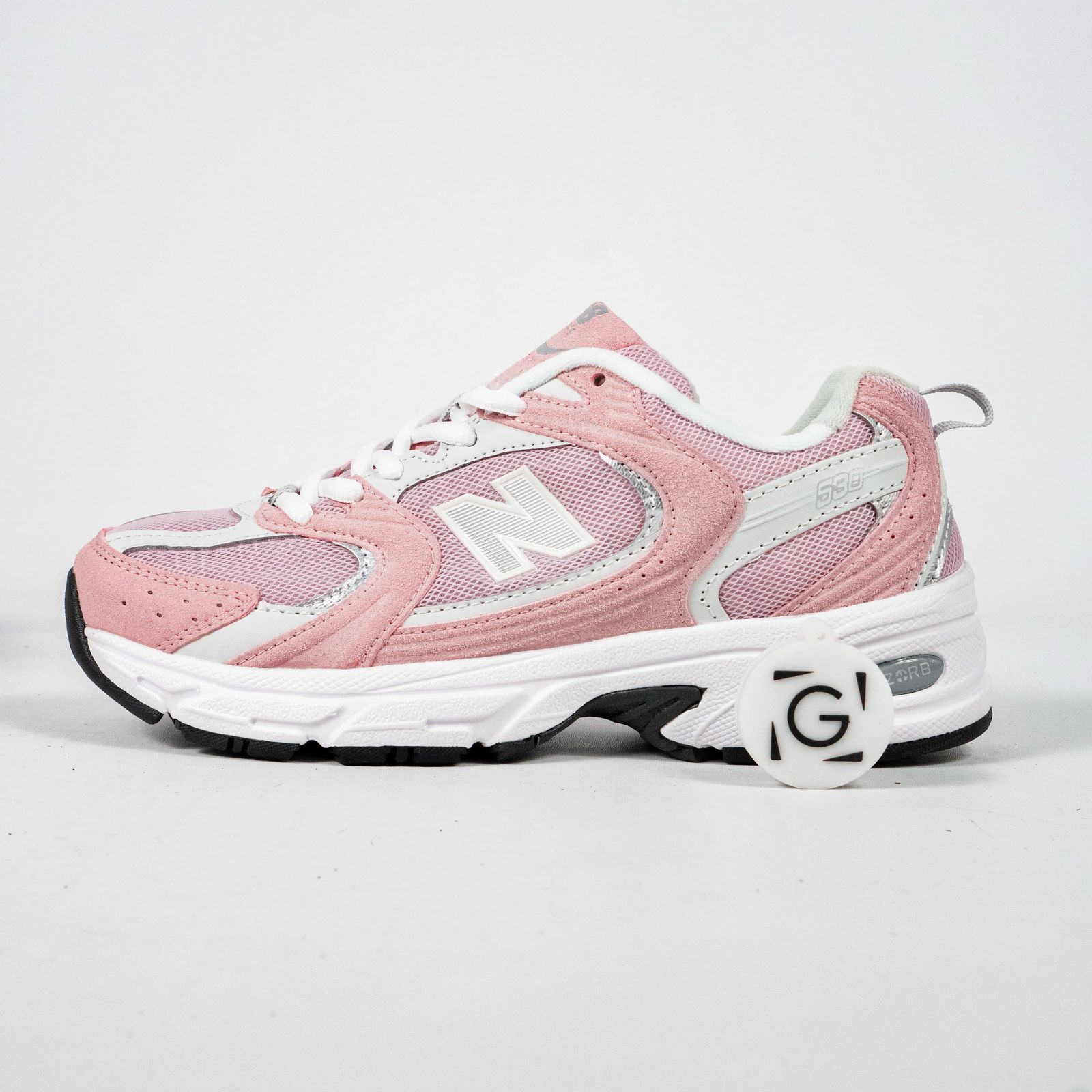 Sepatu New Balance 530 Pink Stone White Grey Sneakers Authentic - Image 3