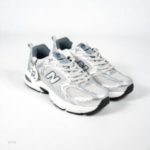 Sepatu New Balance 530 Grey Matter Silver Metallic Sneakers Authentic