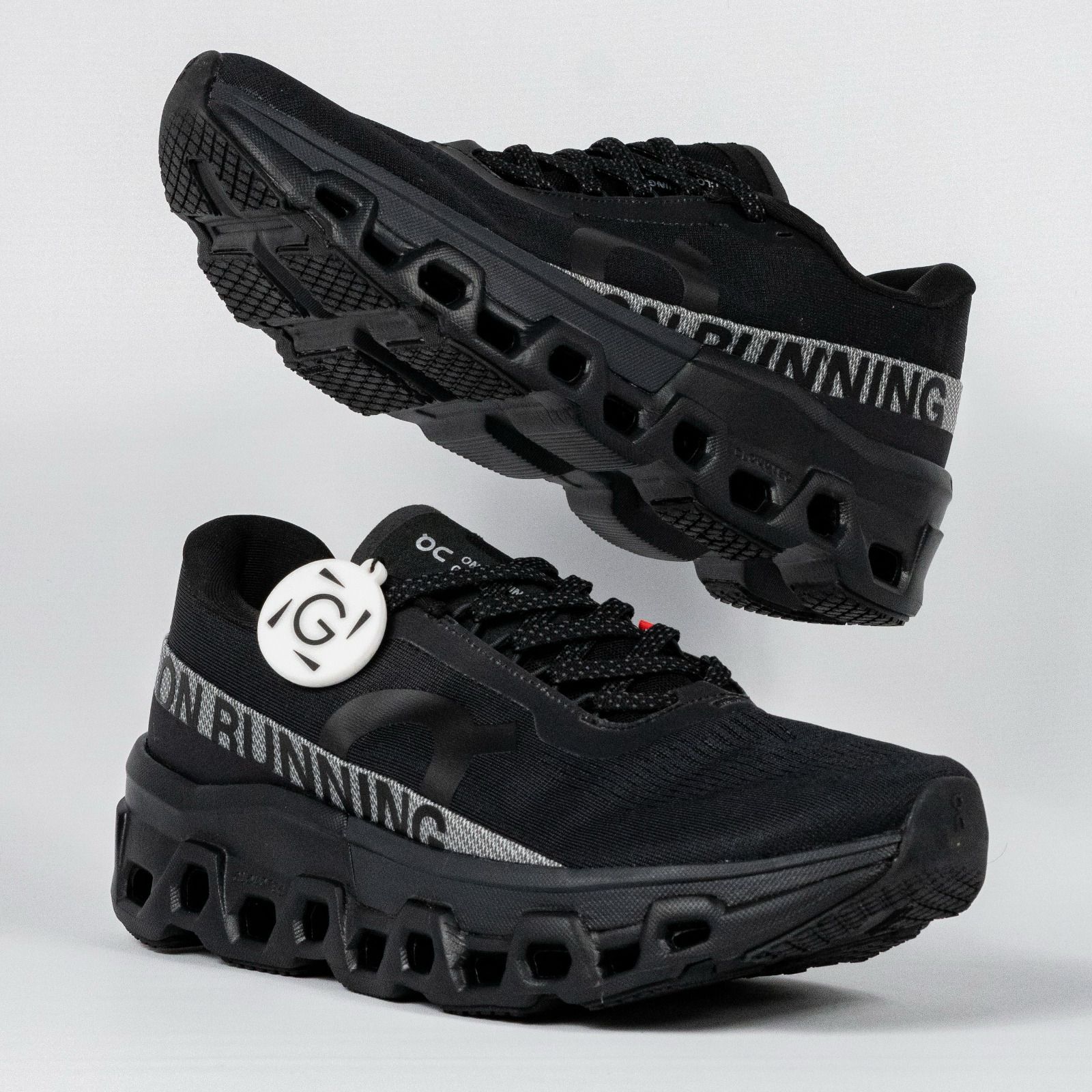 Sepatu On Running On Cloudmonster 2 Allblack Sneakers Authentic