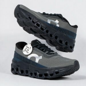 Sepatu On Running On Cloudmonster 2 Asphalt Iron Black Sneakers Authentic