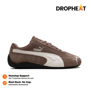 Sepatu Puma Speedcat OG Haute Coffee Brown Frosted Ivory Sneakers Authentic