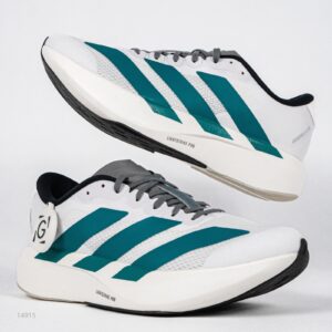 Sepatu Adidas Adizero EVO SL White Pure Teal Sneakers Authentic