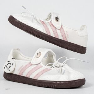 Sepatu Adidas Samba Jane Cloud White Pink Sneakers Authentic