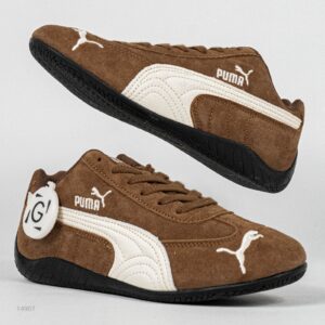 Sepatu Puma Speedcat OG Haute Coffee Brown Frosted Ivory Sneakers Authentic