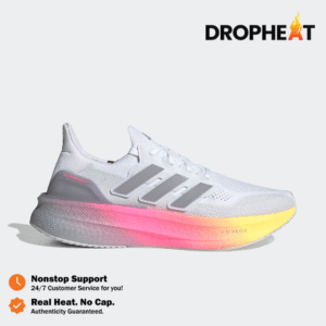 Sepatu Adidas Ultraboost 5 White Multicolor Running Sneakers Authentic