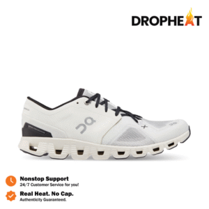 Sepatu On Running On Cloud X3 Ivory Black Sneakers Authentic