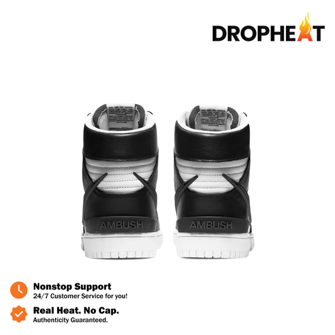 Nike Dunk High x AMBUSH High Ambush Blackwhite Authentic - Image 5