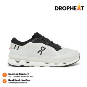 Sepatu On Cloudzone Ice Black White Black Sneakers Casual Olahraga Wanita Pria Outdoor Indoor