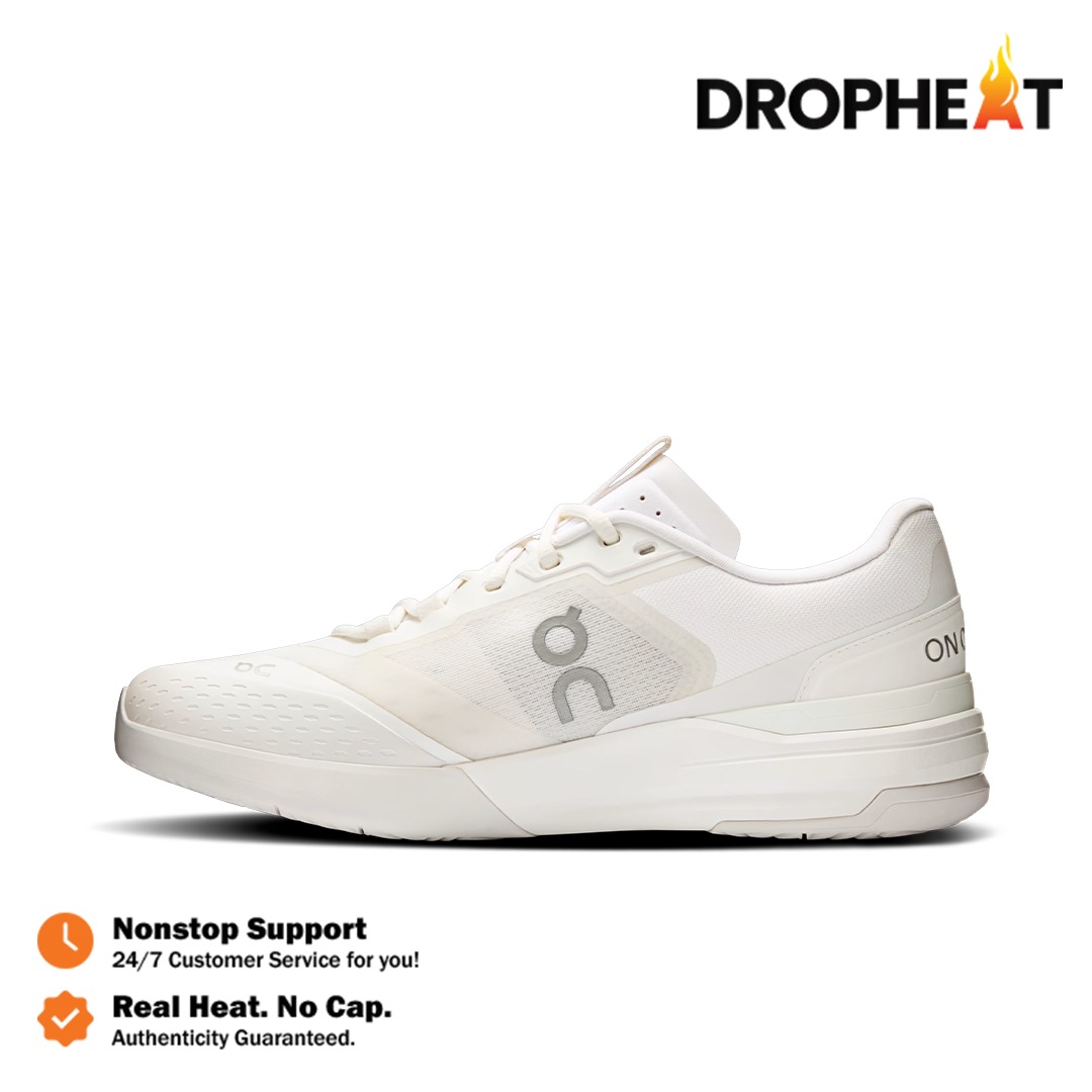 Sepatu On Cloud On The Roger White Sneakers Casual Olahraga Wanita Pria Tennis Padel Gym Outdoor Indoor - Image 4