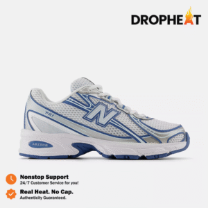 Sepatu New Balance 740 Ice Blue White Sea Stone Sneakers Authentic