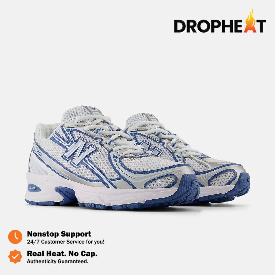 Sepatu New Balance 740 Ice Blue White Sea Stone Sneakers Authentic - Image 4