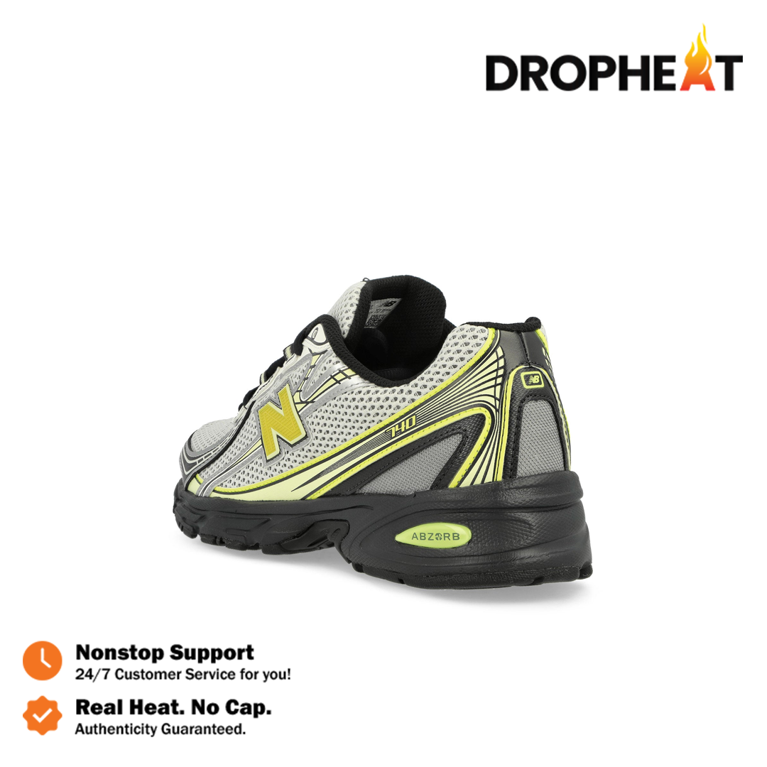 Sepatu New Balance 740 Silver Yellow Black Sneakers Authentic - Image 4