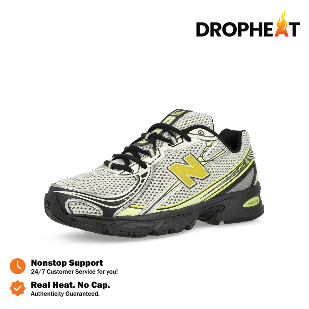 Sepatu New Balance 740 Silver Yellow Black Sneakers Authentic - Image 5