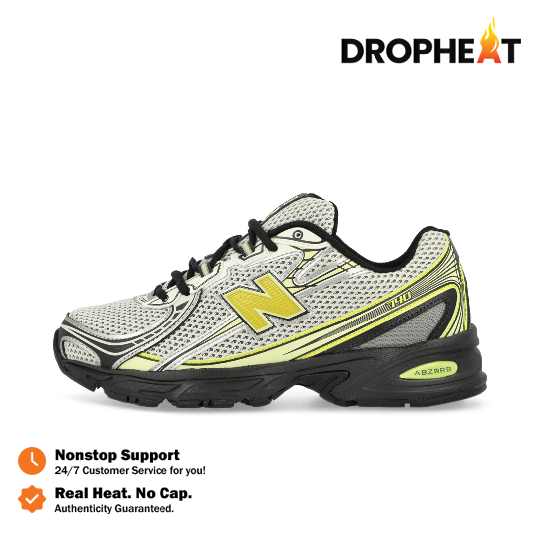 Sepatu New Balance 740 Silver Yellow Black Sneakers Authentic - Image 2