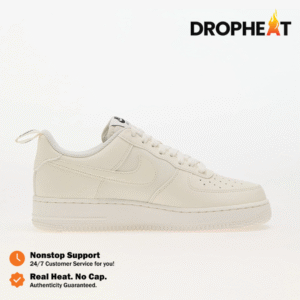 Sepatu Nike Air Force 1 Low Sail & Black Sneakers Casual Authentic