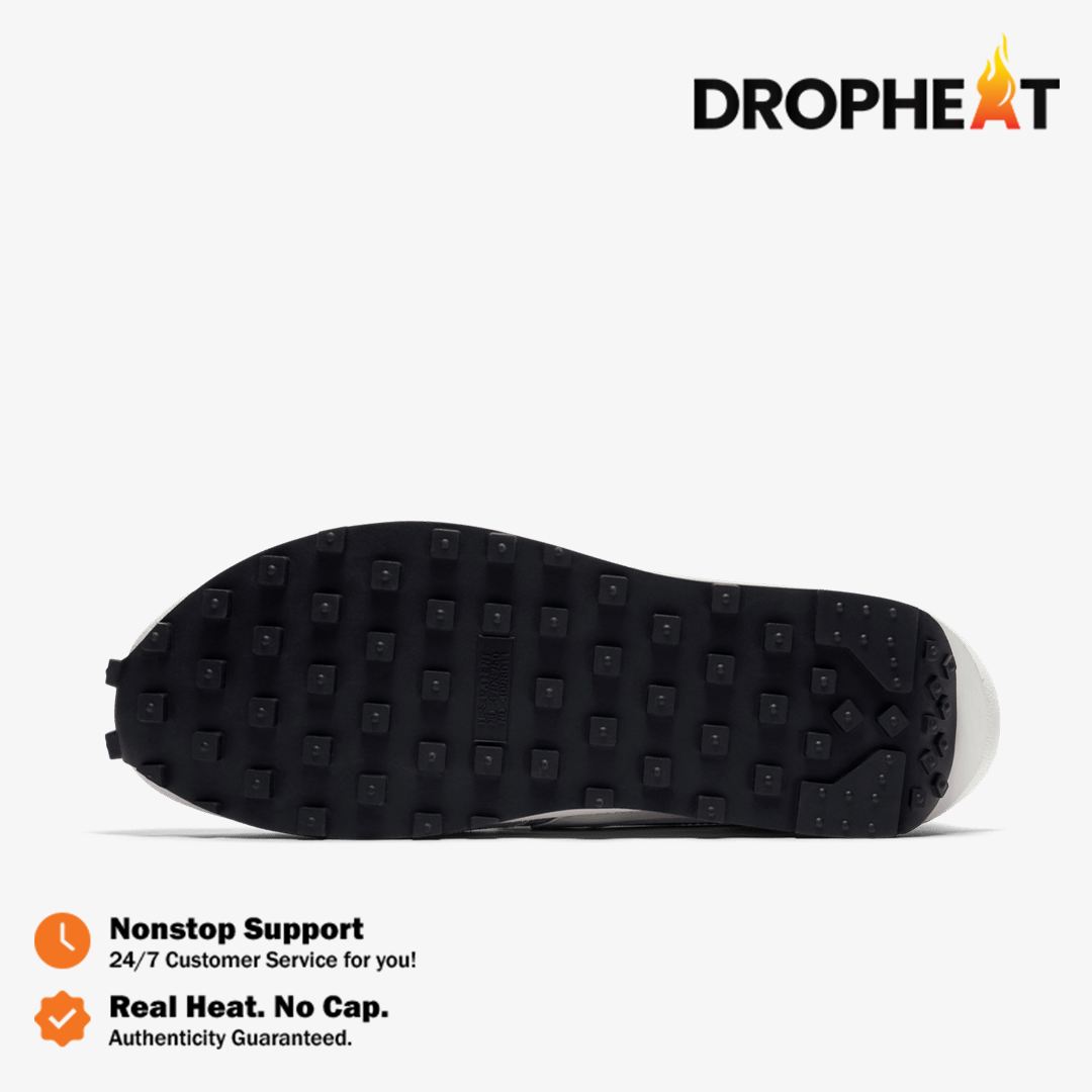 Sepatu Nike Sacai LD Waffle Summit White Grey Sneakers Authentic - Image 5