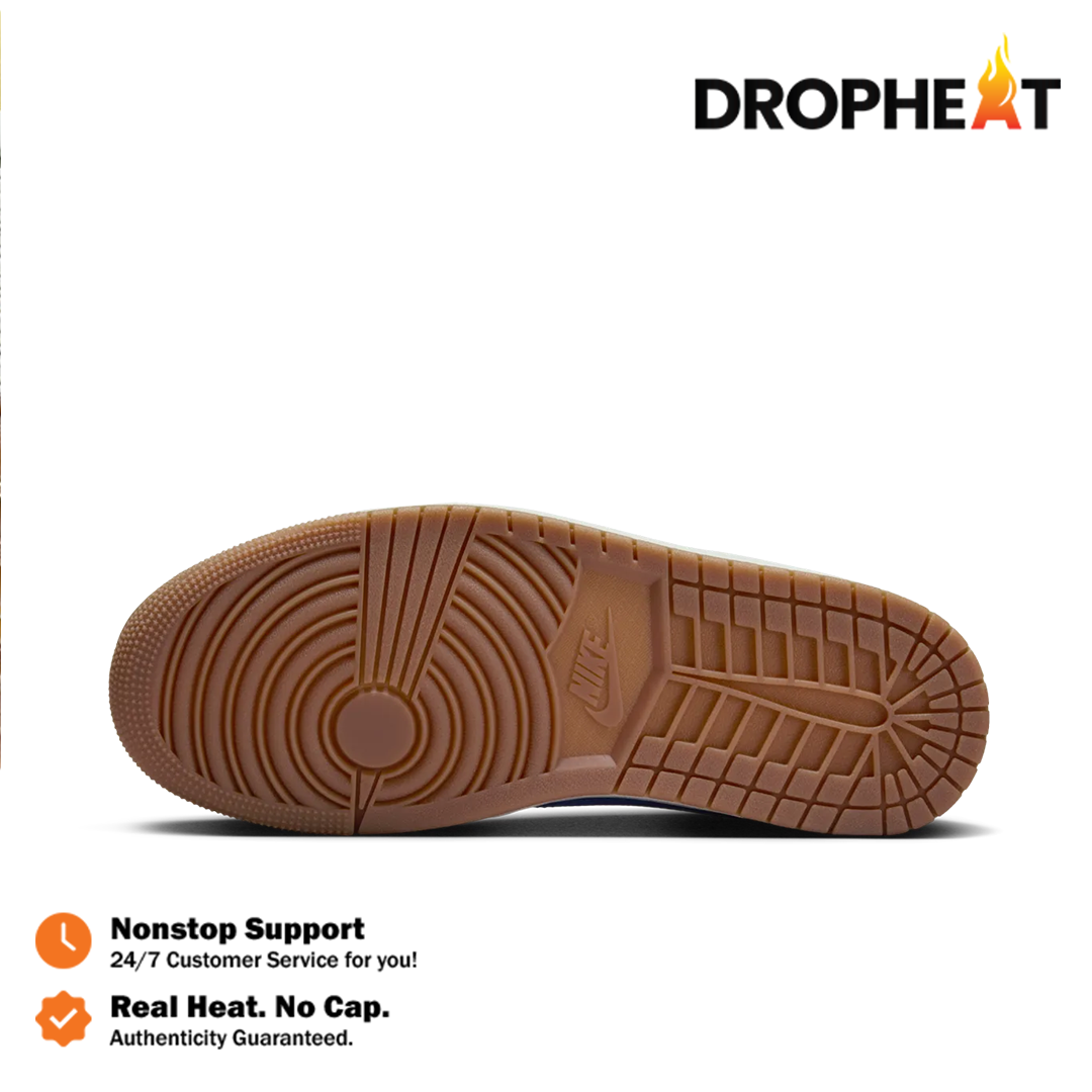 Sepatu Nike Air Jordan 1 Low OG x Travis Scott Canary Yellow Sneakers Authentic - Image 3