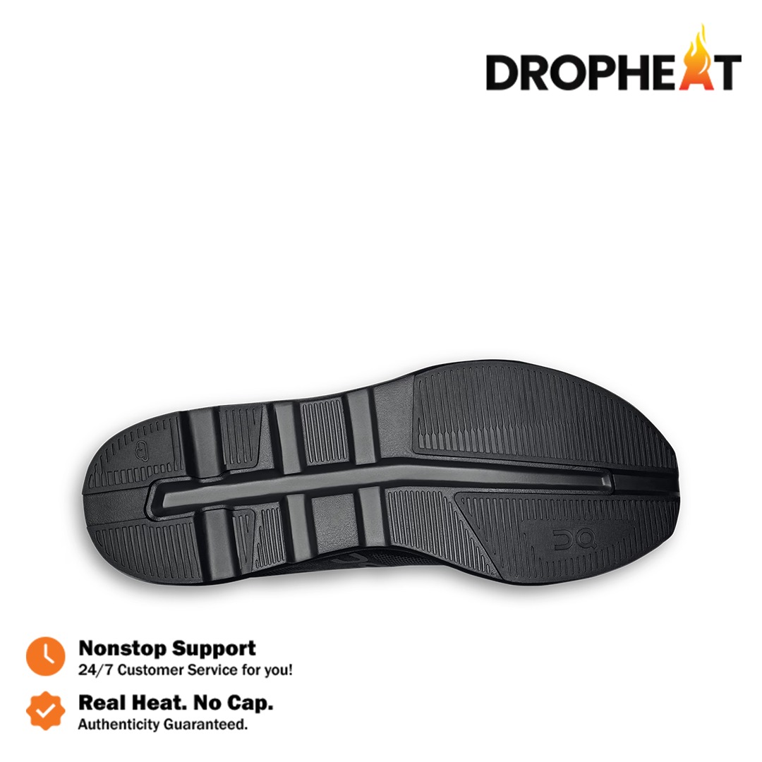 Sepatu On Cloudzone All Black Eclipse Sneakers Casual Olahraga Wanita Pria Outdoor Indoor - Image 3