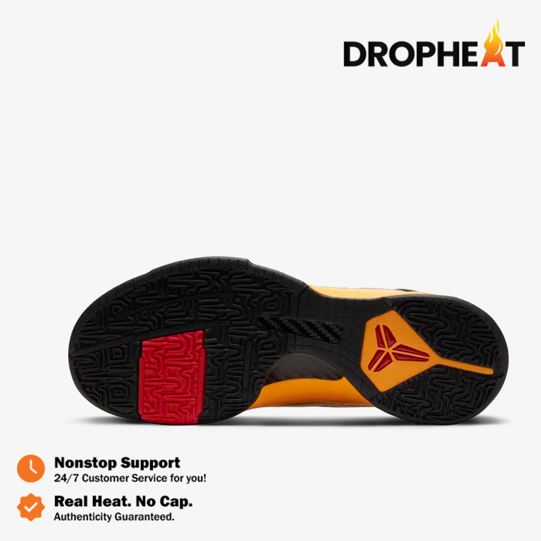 Nike Zoom Kobe 5 Protro Bruce Lee Black Metallic Noir Orange Black Red Authentic - Image 3