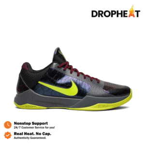 Sepatu Basket Zoom Kobe 5 Protro Chaos Alternate Black Sneakers Authentic