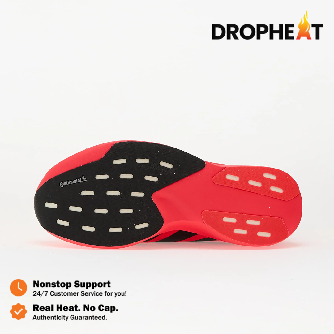 Sepatu Adidas Adizero EVO SL Lucid Red Black Sneakers Authentic - Image 3