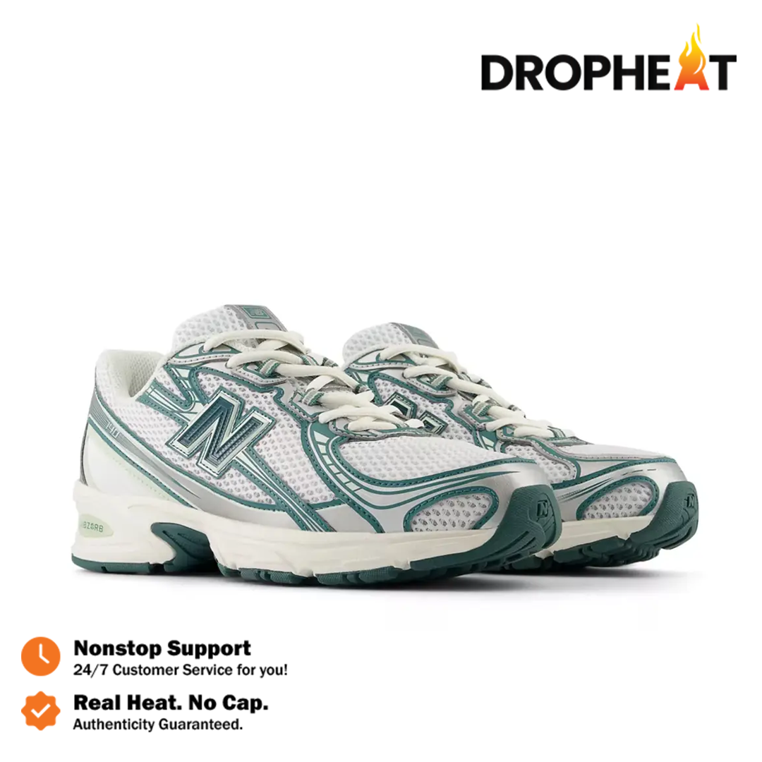 Sepatu NB New Balance 740 White Marsh Green Sneakers Authentic