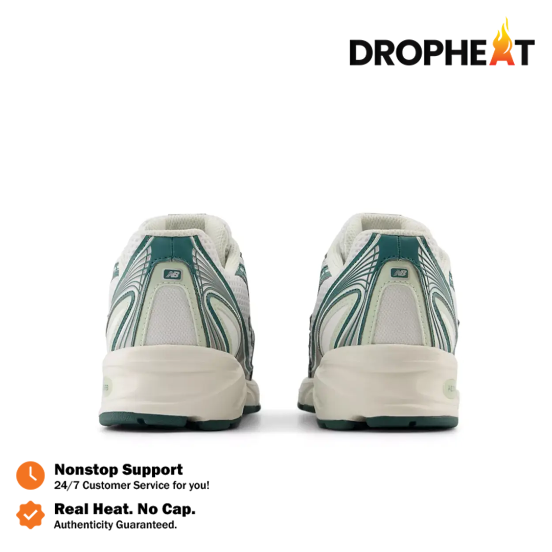 Sepatu NB New Balance 740 White Marsh Green Sneakers Authentic - Image 2