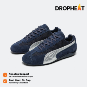 Sepatu Puma Speedcat PRM Navy Matte Silver Sneakers Casual Pria Wanita Authentic