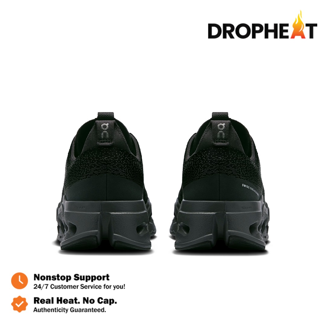 Sepatu On Cloudsurfer Max Black Eclipse Sneakers Casual Olahraga Wanita Pria Outdoor Indoor Gym Running - Image 5