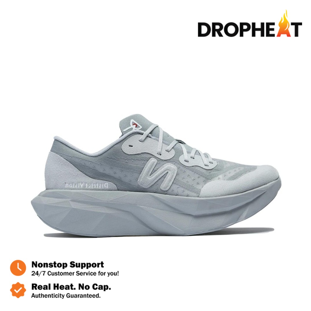 Sepatu New Balance FuelCell Supercomp Elite V4 District Vision Aluminum Grey Sneakers Running Olahraga Pria