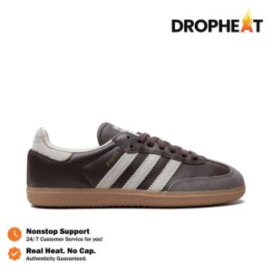 Sepatu Adidas Samba OG Brown Putty Grey Casual Sneakers Pria