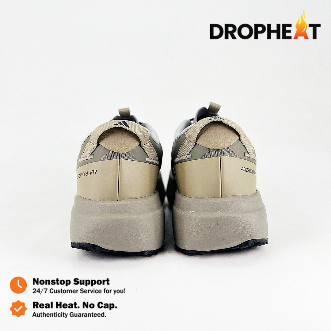Sepatu Adidas Adizero EVO SL ATR Sesame Ash Sneakers Authentic - Image 3