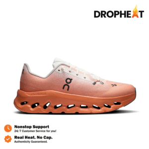 Sepatu On Running Cloudtilt Ivory Canyon White Orange Sneakers Authentic