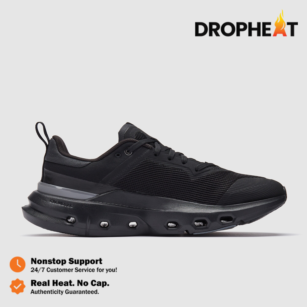 Sepatu On Cloudpulse Next Black Stone Sneakers Authentic