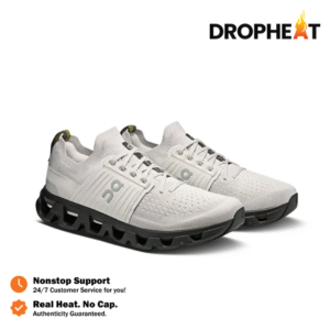 Sepatu On Cloudswift 4 Wolf Black Sneakers Authentic