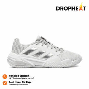 Sepatu Adidas Barricade 13 Cloud White Core Black Grey One Sneakers Authentic