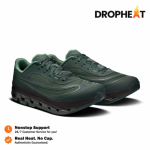 Sepatu On Cloudflow 5 AD Obsidian Evergreen Sneakers Authentic