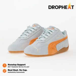 Sepatu Puma Speedcat OG Sea Glass Orange Glo Sneakers Authentic