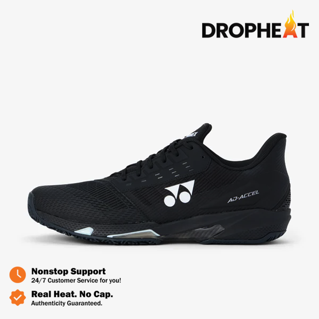 Sepatu Yonex Power Cushion AD-ACCEL Clay Black Sneakers Authentic - Image 5