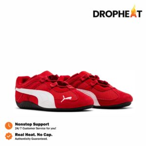 Sepatu Puma Speedcat GO Red White Sneakers Authentic