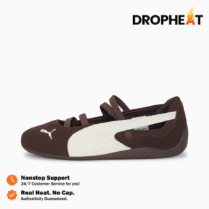 Sepatu Puma Speedcat Ballet Suede Cafe Dark Chocolate Warm White Casual Women Sneakers Sepatu Kasual Wanita