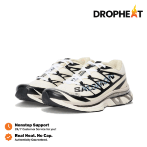 Sepatu Salomon XT MM6 Maison Margiela Vanilla Ice Black Green Haze Outdoor Trail Running Sneakers Unisex Sepatu Lari Olahraga Gym Pria Wanita