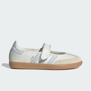 Sepatu Adidas Samba Jane White Halo Blue Gum Sneakers Authentic