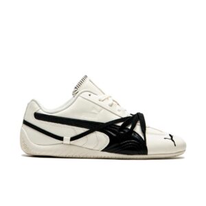 Sepatu Puma Speedcat x ROSE Leather Women White Black Laces Sneakers Authentic