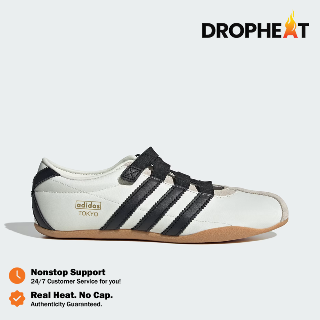 Sepatu Adidas Tokyo Mary Jane Off White Core Black Gum Women Casual Sneakers Wanita Sepatu Kasual