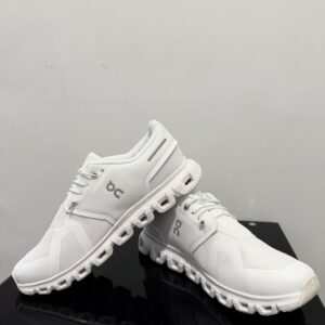 Sepatu On Cloud 6 Waterproof All White Undyed White Unisex Running Sneakers Pria Wanita Sepatu Lari Olahraga Gym