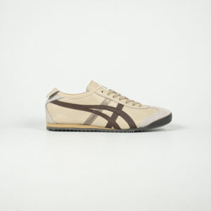 Sepatu Onitsuka Tiger Mexico 66 Deluxe Beige Brown Sneakers Casual Authentic
