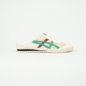 Sepatu Onitsuka Tiger Mexico 66 Sabot Cream Green Red Unisex Sneakers Casual Authentic