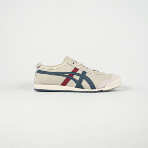 Sepatu Onitsuka Tiger Mexico 66 SD Super Deluxe Cream Peacoat Navy Red Unisex Sneakers Casual Authentic